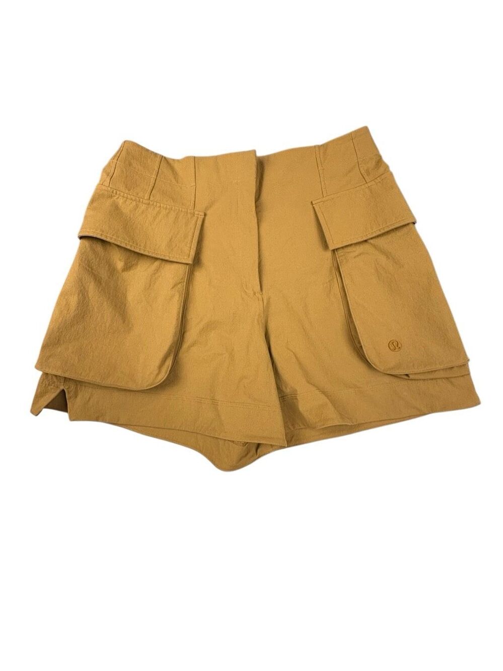 Lululemon Cargo Shorts 6 Finch Yellow Relaxed Fit Super High Rise 4" W7CNRS